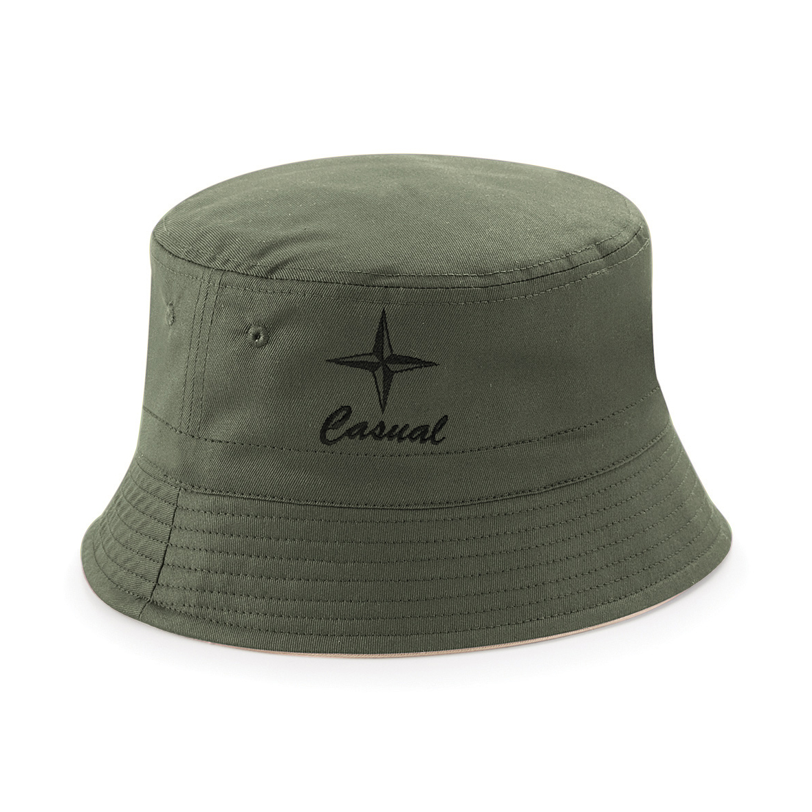 Cappello Pescatore A Tesa Larga Con Stampa Rana, Unisex In Cotone, Pieghevole, Protezione Solare Per Pesca, Trekking, Spiaggia, Colore Verde - 3