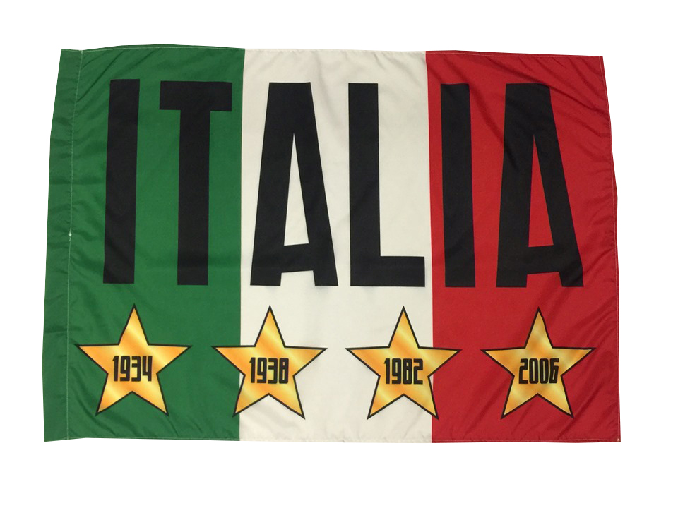 Drap Géant BANDIERA - Juventus Scudetto 28° - 134x90 Cm - Très Bon état