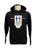 Felpa con cappucccio nero amatori calcio balilla