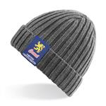 Berretto grigio casual logo