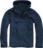 Windbreaker con tascone blu