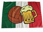 Bandiera calcio & birra italia 
70 x 100 cm