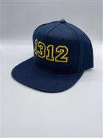 Cappello snapback 1312 blu/giallo