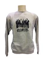 Felpa girocollo grigio solo gli ultras vincono sempre