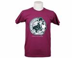 T-shirt vestirsi bene comportarsi male logo granata