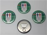 Apribottiglia-magnete amatori calcio balilla