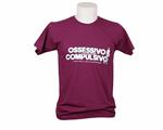T-shirt ossessivo compulsivo granata