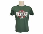 T-shirt sottocultura ultras verde