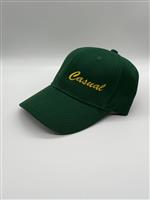 Cappello baseball verde casual giallo