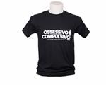 T-shirt ossessivo compulsivo nera