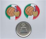 Apribottiglia-magnete calcio & vino