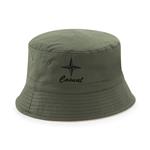 Cappello pescatore verde casual x nero