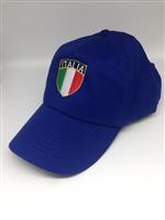 Cappello baseball bimbo italia azzurro