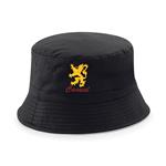 Cappello pescatore nero casual logo