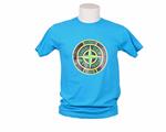 T-shirt casual firm turchese