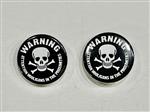Spilletta warning 2,5 cm