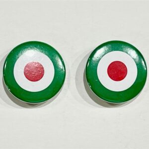 Spilletta target tricolore 2,5 cm