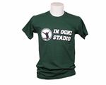T-shirt in ogni stadio verde