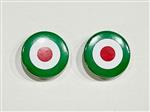 Spilletta target tricolore 2,5 cm