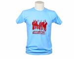 T-shirt solo gli ultras vincono sempre celeste