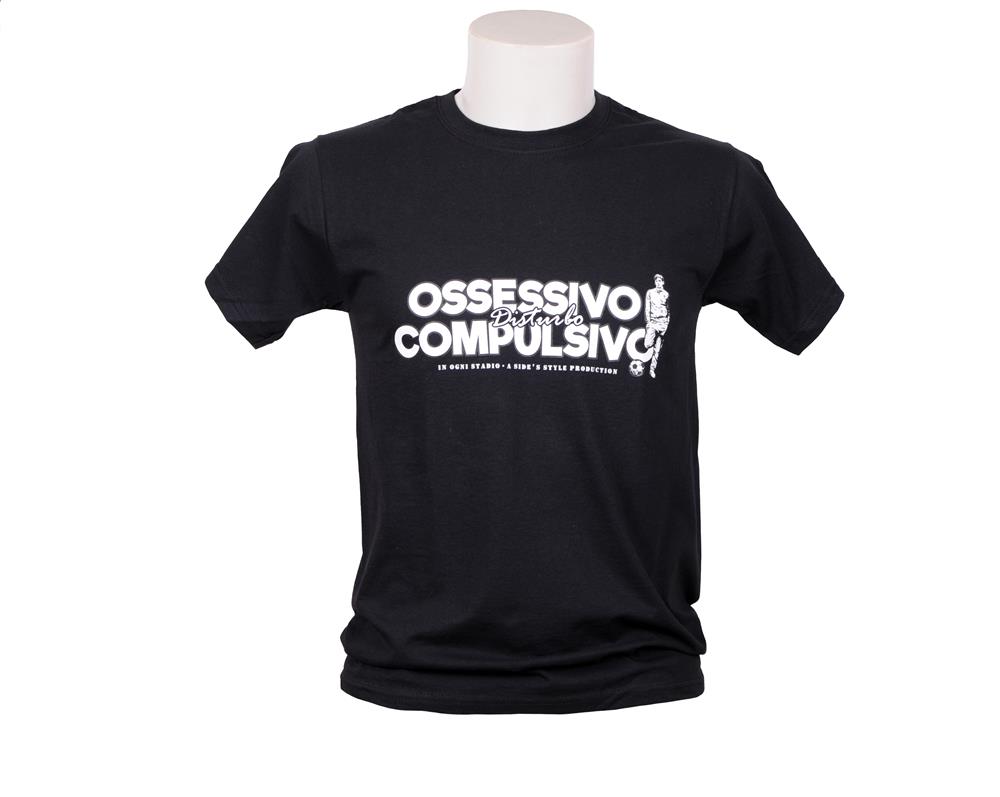 T-shirt_ossessivo_compulsivo_nera T-shirt ossessivo compulsivo nera - Image 1