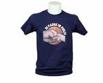 T-shirt di padre in figlio blu