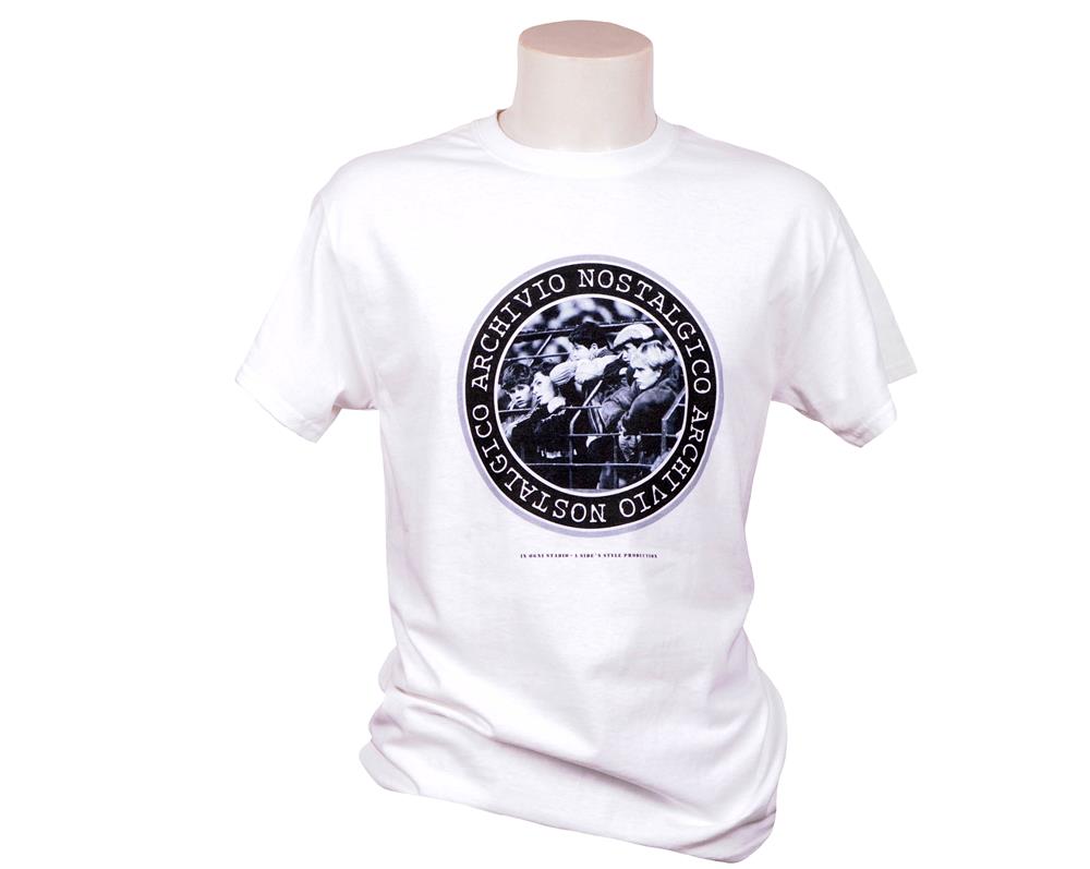 T-shirt archivio nostalgico boys bianca