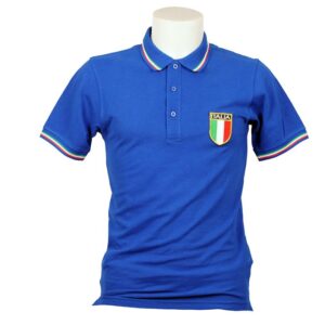 Polo italia azzurra