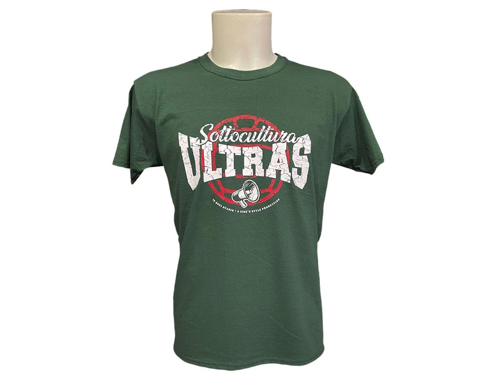 T-shirt_sottocultura_ultras_verde T-shirt sottocultura ultras verde - Image 1