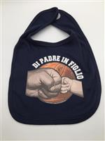 Bavetta bimbo blu di padre in figlio