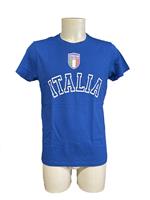 T-shirt italia azzurra