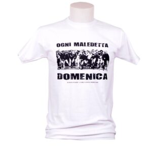T-shirt ogni maledetta domenica bianca