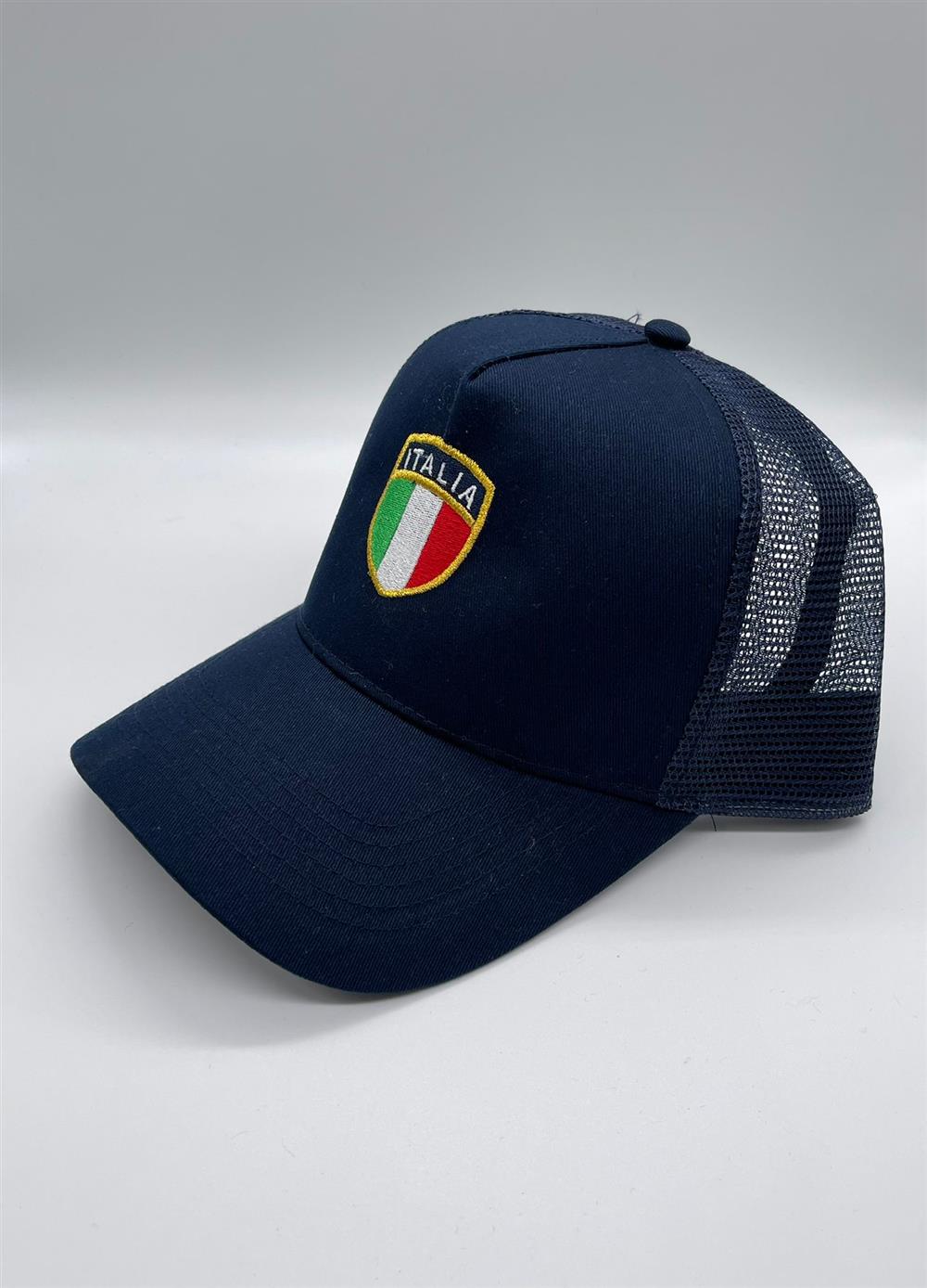 Cappello_baseball_italia_blu_navy Cappello baseball italia blu navy - Image 1