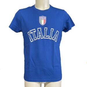 T-shirt italia azzurra