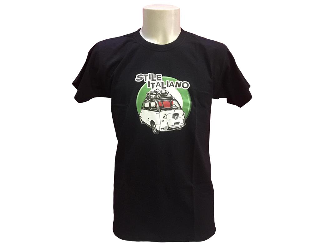 T-shirt_stile_italiano_seicento_multipla_nera T-shirt stile italiano seicento multipla nera - immagine 1