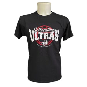T-shirt sottocultura ultras nera
